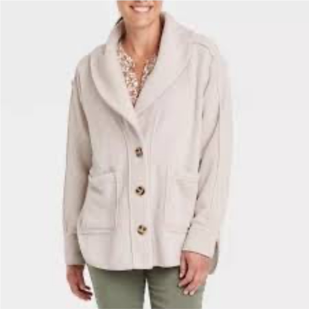 Knox Rose Cream Teddy Jacket